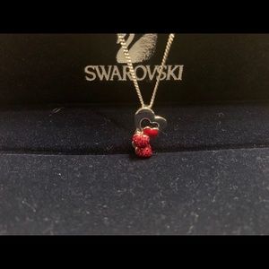 Swarovski Triple heart necklace